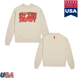 Billie Eilish Merch Store Am I Acting My Age Now Crewneck
