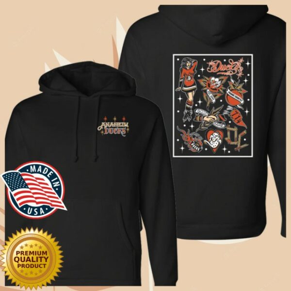 Anaheim Team Store Merch Flash Sheet Pullover Hoodie