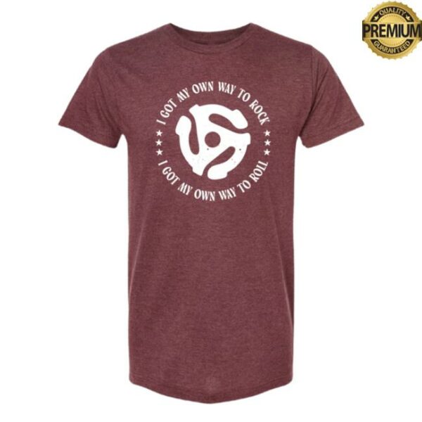 Burton Cummings Merch Store My Own Way To Rock T-Shirt