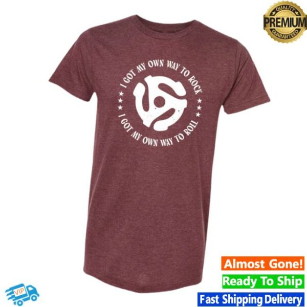 Burton Cummings Merch Store My Own Way To Rock T-Shirt