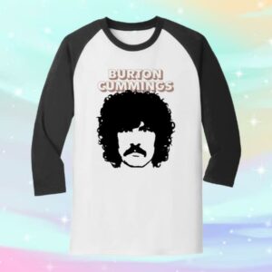 Burton Cummings Merch Store Portrait Raglan T-Shirt