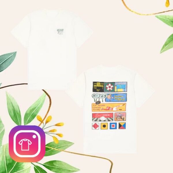 Mt Joy Band Store Merch Rowing Blazers X Mt Joy White Tee