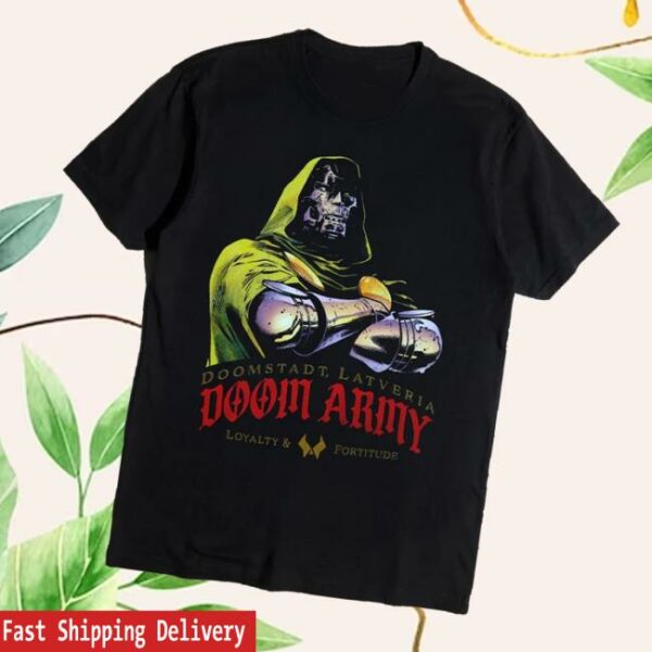 Heroes Villains Shop Merch Doctor Doom Army Forge Tee