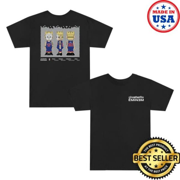 Eminem Merch Store Ghostwrite X Nba X Eminem Game Face T-Shirt