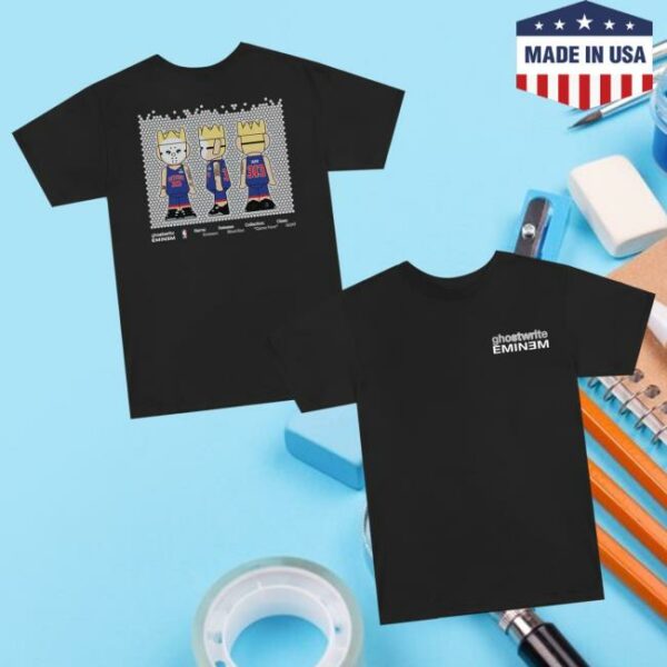 Eminem Merch Store Ghostwrite X Nba X Eminem Game Face T-Shirt