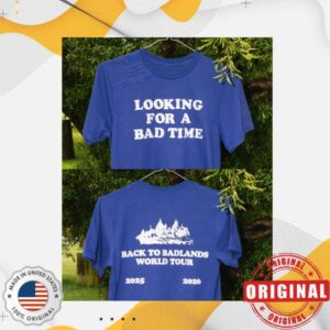 Halsey Merch Store Looking For A Bad Time Back To Badlands World Tour Shirt