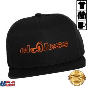 Clooless Store Merch Core Logo Snapback Black Hat