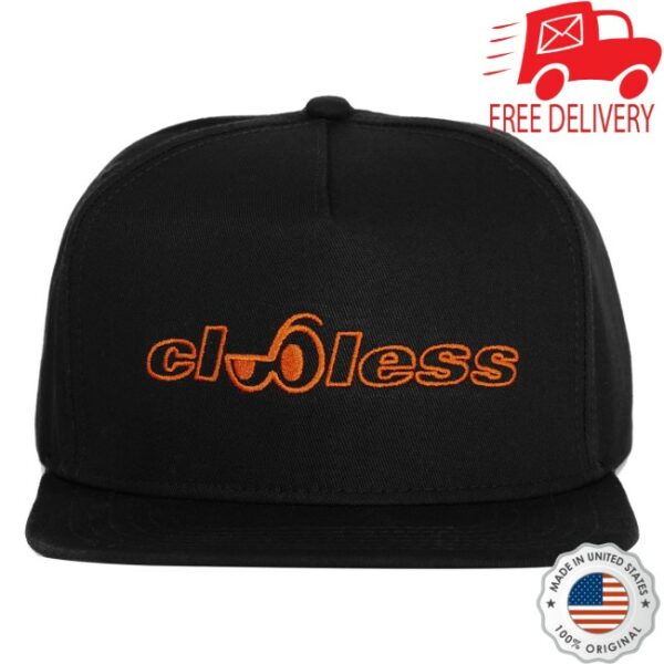 Clooless Store Merch Core Logo Snapback Black Hat