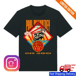 Paul Mccartney Merch Store Got Back 2025 Des Moines Event T-Shirt