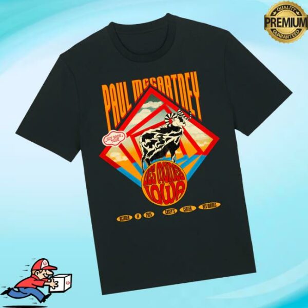 Paul Mccartney Merch Store Got Back 2025 Des Moines Event T-Shirt