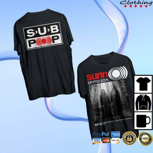 Sunn O Official Merch Store Maxi Sp1713 T-Shirt