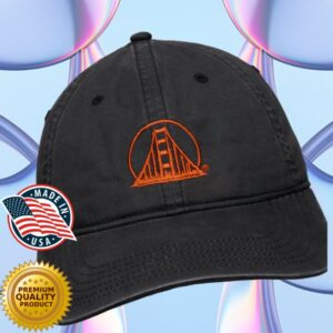 San Franpsycho Store Merch Rust Logo Dad Hat
