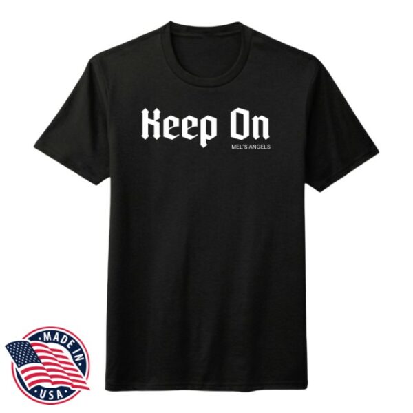 Shine Dance Fitness Store Merch Keep On Black Tee