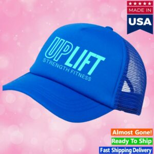 Shine Dance Fitness Store Merch Uplift Trucker Blue Hat
