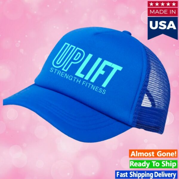 Shine Dance Fitness Store Merch Uplift Trucker Blue Hat