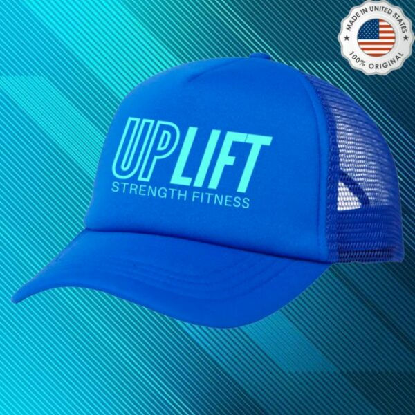 Shine Dance Fitness Store Merch Uplift Trucker Blue Hat
