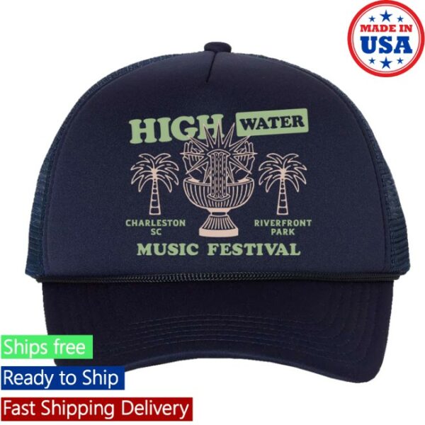 High Water Festival Store Merch Fountain Foam Trucker Hat