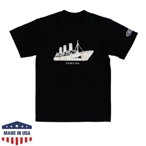 Chancestuff Merch Store Star Line Ship T-Shirt