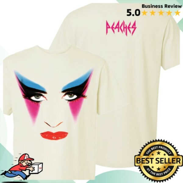 Peaches Official Store Merch Peaches Make Up Tee