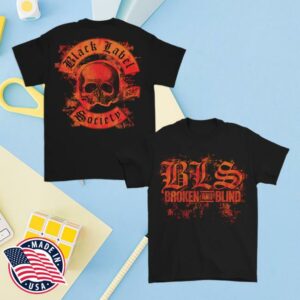 Black Label Society Merch Store Broken And Blind Tee