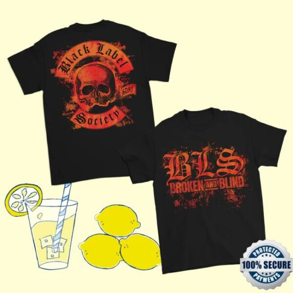 Black Label Society Merch Store Broken And Blind Tee