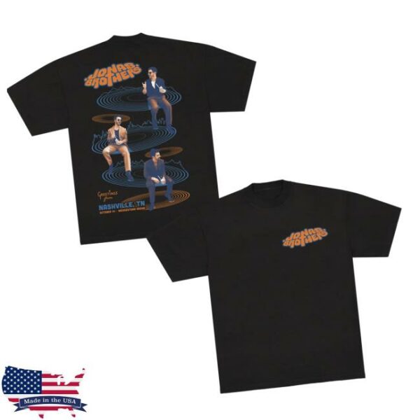 Jonas Brothers Merch Store Greetings From Nashville Tn Shirt