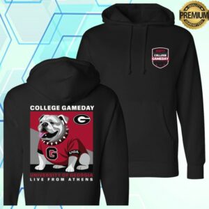 Espn Store Merch College Gameday Georgia Mascot Hoodie