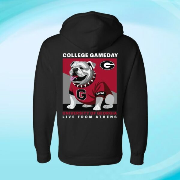 Espn Store Merch College Gameday Georgia Mascot Hoodie