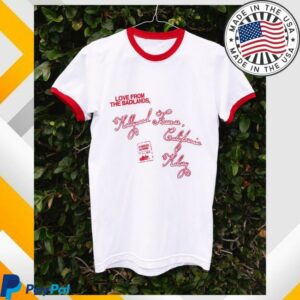 Halsey Merch Store Love From The Badlands Hollywood Forever California Halsey Ringer Tee