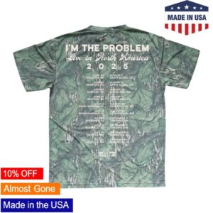 Morgan Wallen Store Merch I’M The Problem Tour Camo T-Shirt