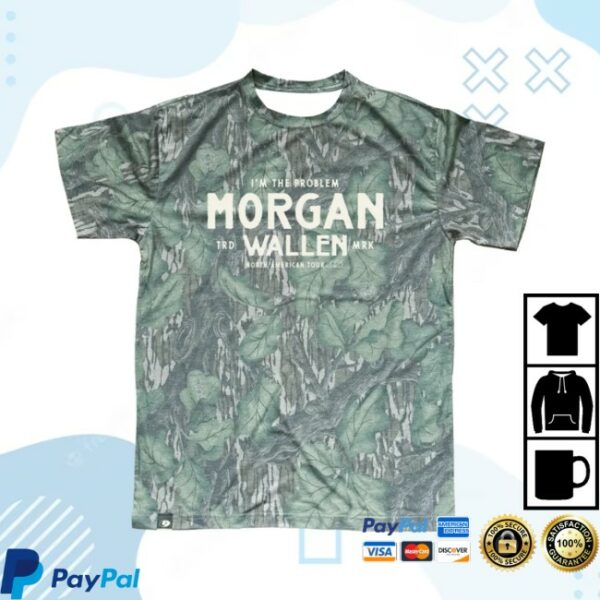 Morgan Wallen Store Merch I’M The Problem Tour Camo T-Shirt