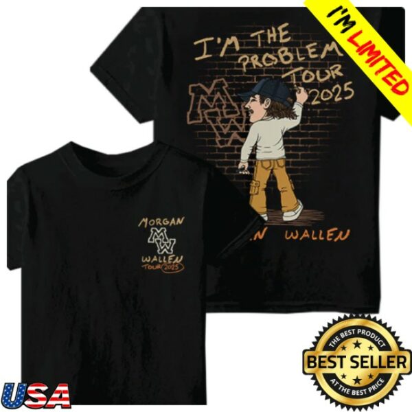 Morgan Wallen Store Merch I’M The Problem Tour Youth T-Shirt