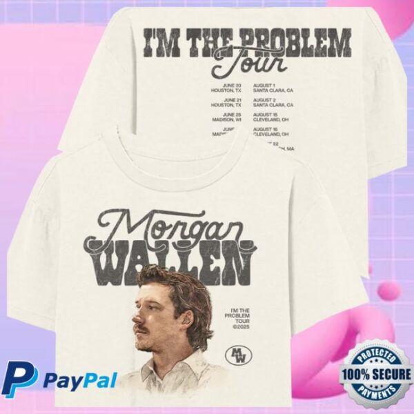 Morgan Wallen Store Merch I’M The Problem Tour Cropped T-Shirt