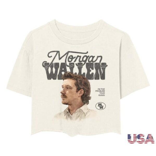 Morgan Wallen Store Merch I’M The Problem Tour Cropped T-Shirt