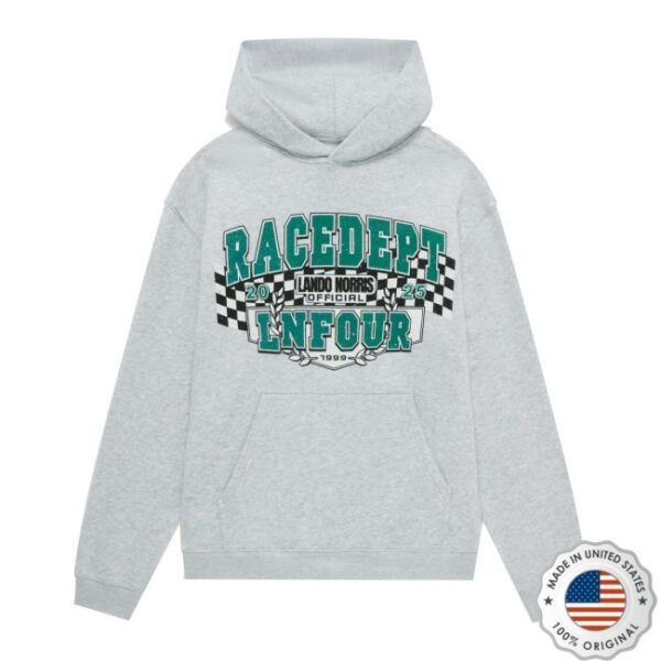 Lando Norris Store Merch Austin Grey Hood