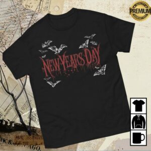 New Year’s Day Official Merch Store New Year’s Day Bats Tee