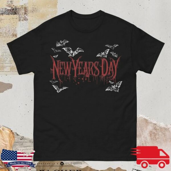 New Year’s Day Official Merch Store New Year’s Day Bats Tee