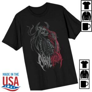 New Year’s Day Official Merch Store Skeleton Hair Tee