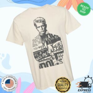 Billy Idol Store Merch Billy Newspaper T-Shirt