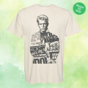 Billy Idol Merch Store Billy Newspaper T-Shirt
