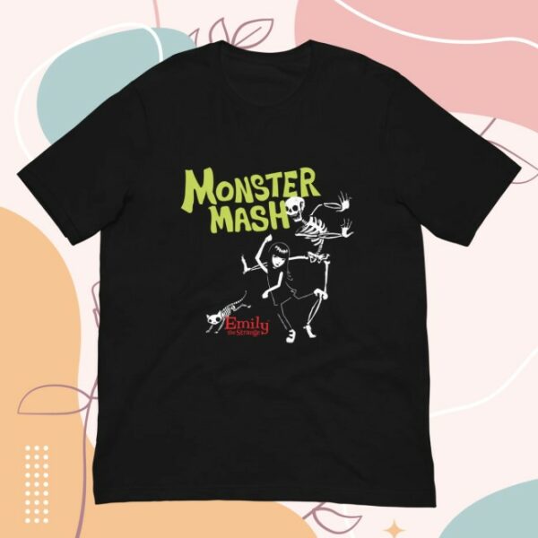 Emily Strange Store Merch Green Monster Mash Tee