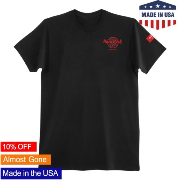 Hardrock Store Merch Adult Fit Manhattan Map In Black Tee
