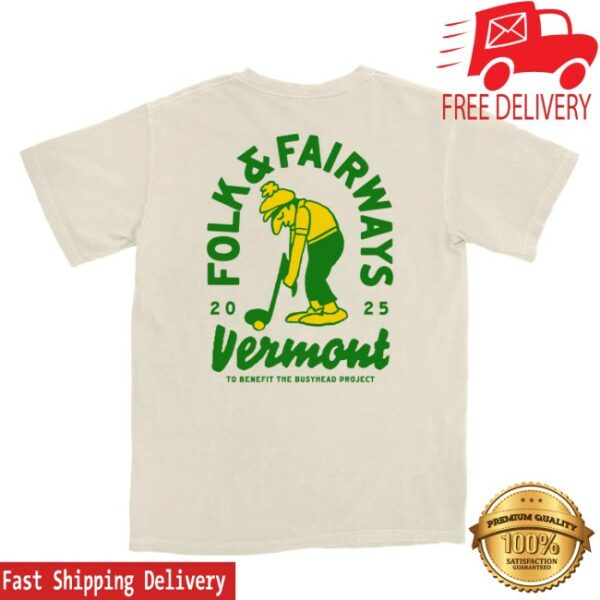 The Busyhead Project Store Merch 2025 Folk And Fairways Putter Tee