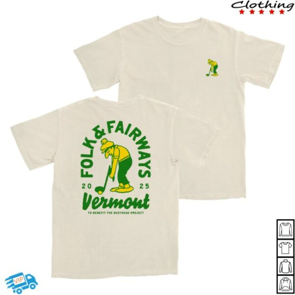 The Busyhead Project Store Merch 2025 Folk And Fairways Putter Tee