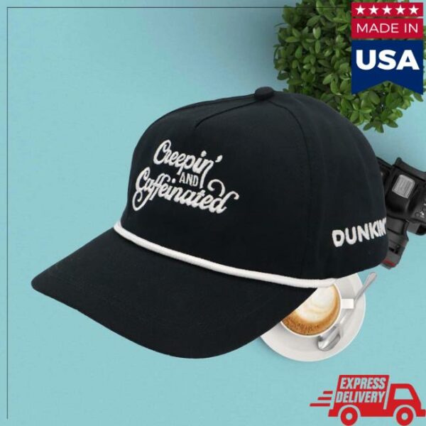 Dunkin Runs On Merch Store Creepin’ And Caffeinated Snapback Rope Cap