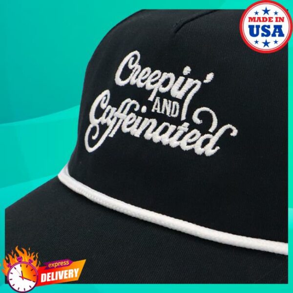 Dunkin Runs On Merch Store Creepin’ And Caffeinated Snapback Rope Cap