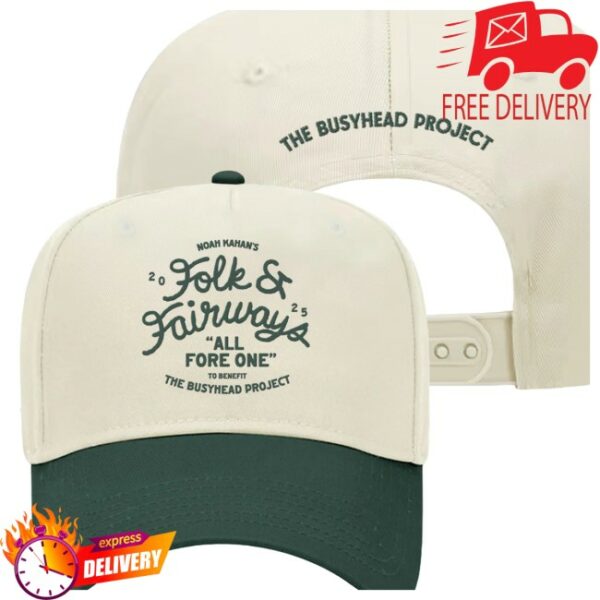 The Busyhead Project Store Merch 2025 Folk And Fairways All Fore One Hat
