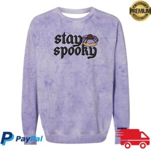 Dunkin Runs On Merch Store Stay Spooky Crewneck Amethyst