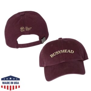 The Busyhead Project Store Merch The Busyhead Project Maroon Hat