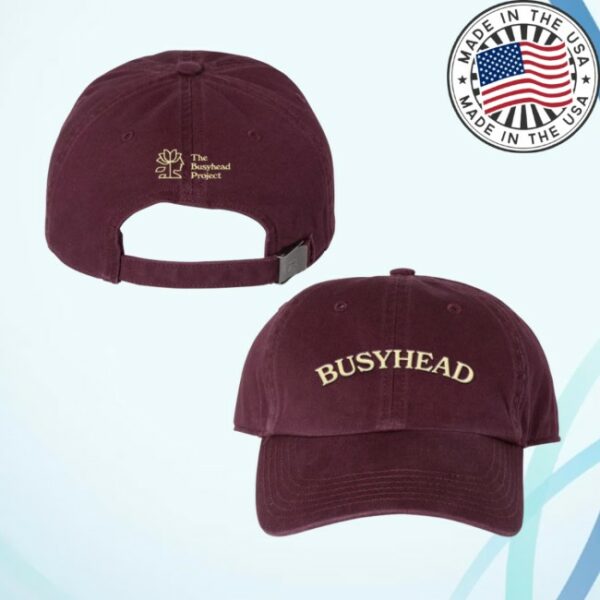 The Busyhead Project Store Merch The Busyhead Project Maroon Hat